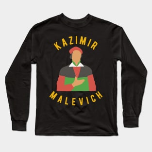 Kazimir Malevich - Russian Painter (Black Square) Long Sleeve T-Shirt